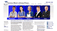 Desktop Screenshot of nationalmedicalsearch.com