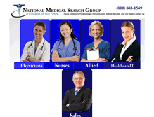 Tablet Screenshot of nationalmedicalsearch.com